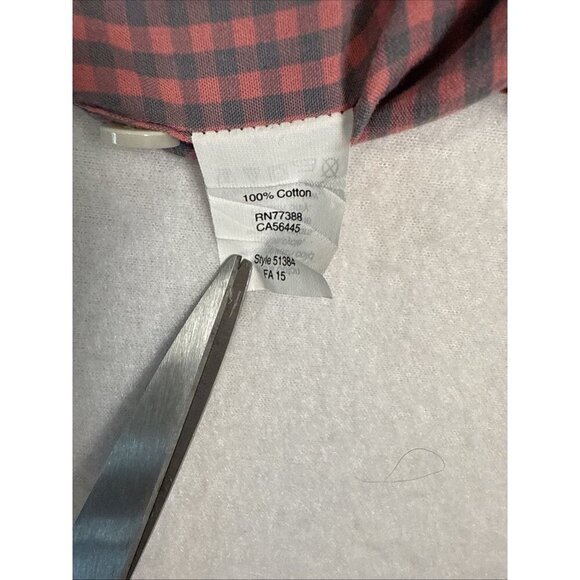 J.Crew Shirt Mens Large Pink Gray Check Long Sleeve Button Down - Picture 6 of 9
